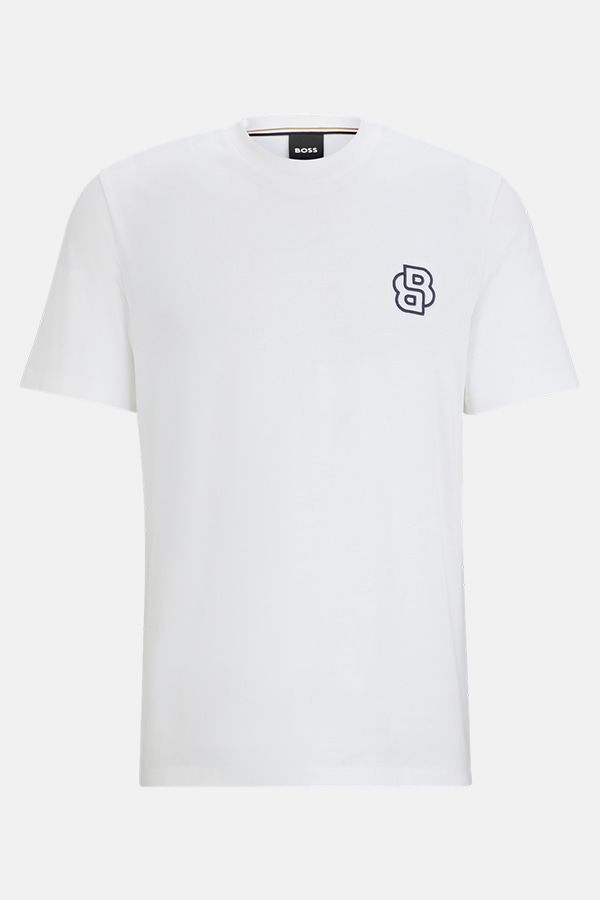 ΜΠΛΟΥΖΑ T-SHIRT BOSS - 100 ΛΕΥΚΟ